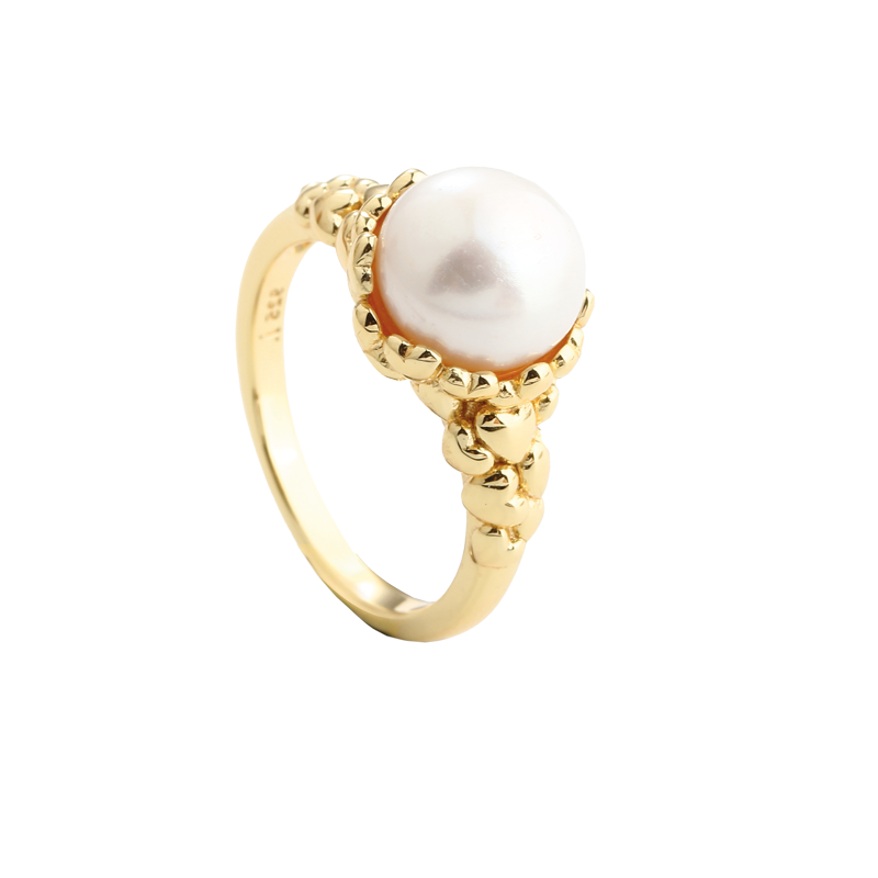 Karla Pearl Ring 58   Silver