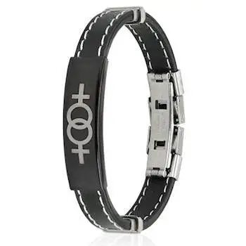 Læderarmbånd  Pride