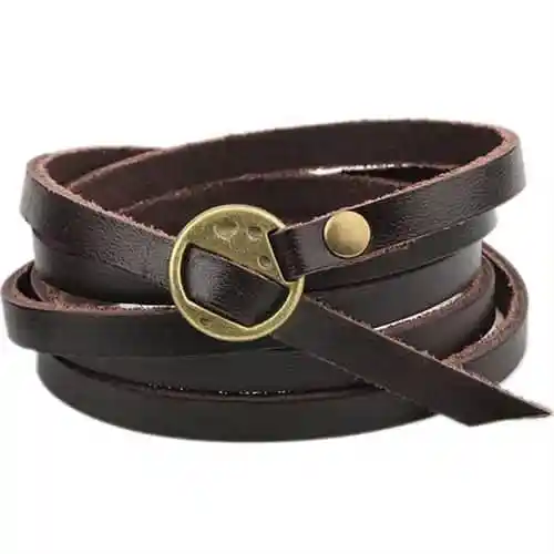 Læderarmbånd  Strand