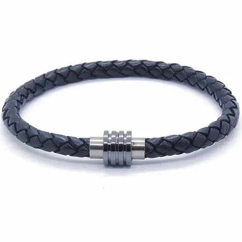 Leakos Blackcoat Herrearmbånd   Læder