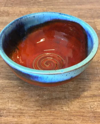 Lille Keramik Skål  Håndlavet   12 Cm  15 Farver Frit Valg Kr  125  Hurtig Levering  Farve Orange Turkis