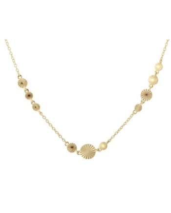 Line Necklace   Golden