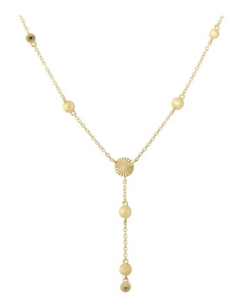 Line Necklace   Golden