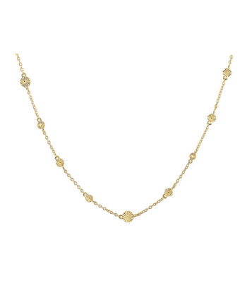 Line Necklace   Golden