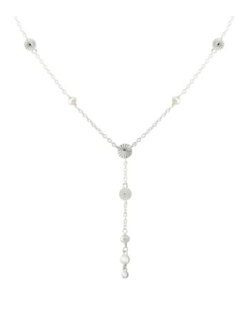 Line Necklace   Silver