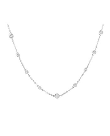Line Necklace   Silver
