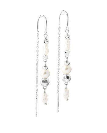 Line Pearl Thread   Silver