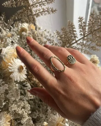 Lionetta Ring   Belagt ædelstål 14k