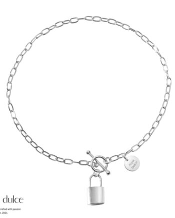 Lock Love Bracelet   Silver