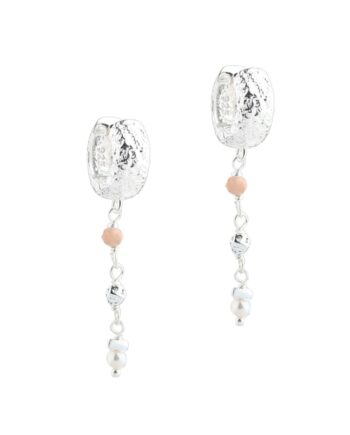 Love Me Hoop Rose   Silver