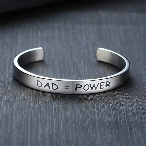Love My Dad Armbånd   Blank Stål