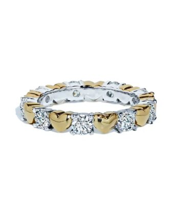 Loving Hjerte Ring   Forgyldt Sterlingsølv