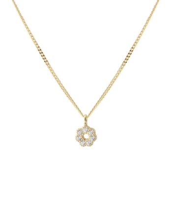 Lumi Clear Necklace    Golden