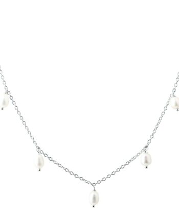 Lunella Necklace    Silver