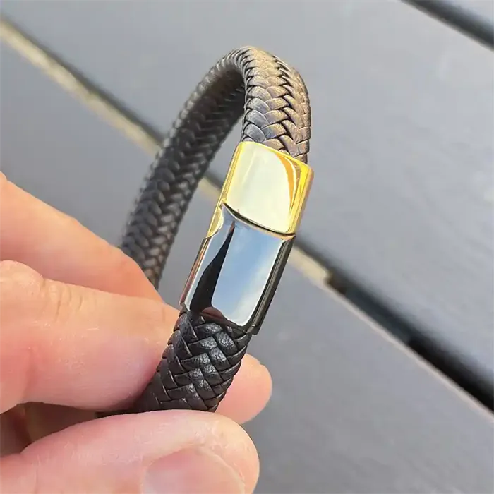 Major Black And Gold   Fiberlæder