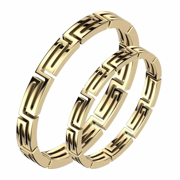 Mazecut Ring Til Forlovelse Eller Vielse Ip Gold