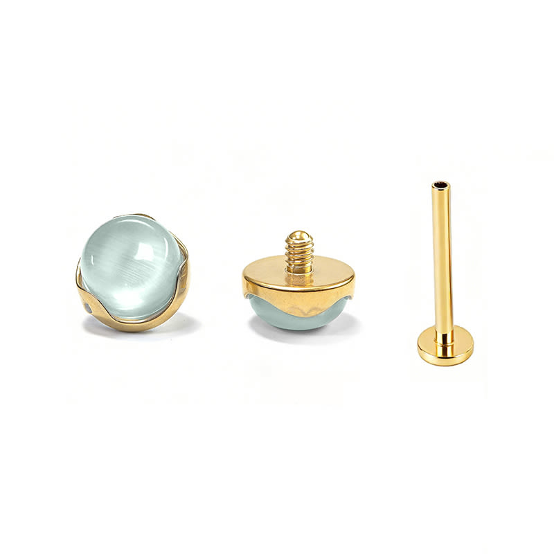 Mint Earstud   Bay