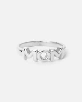 Mom Ring Sølvfarvet