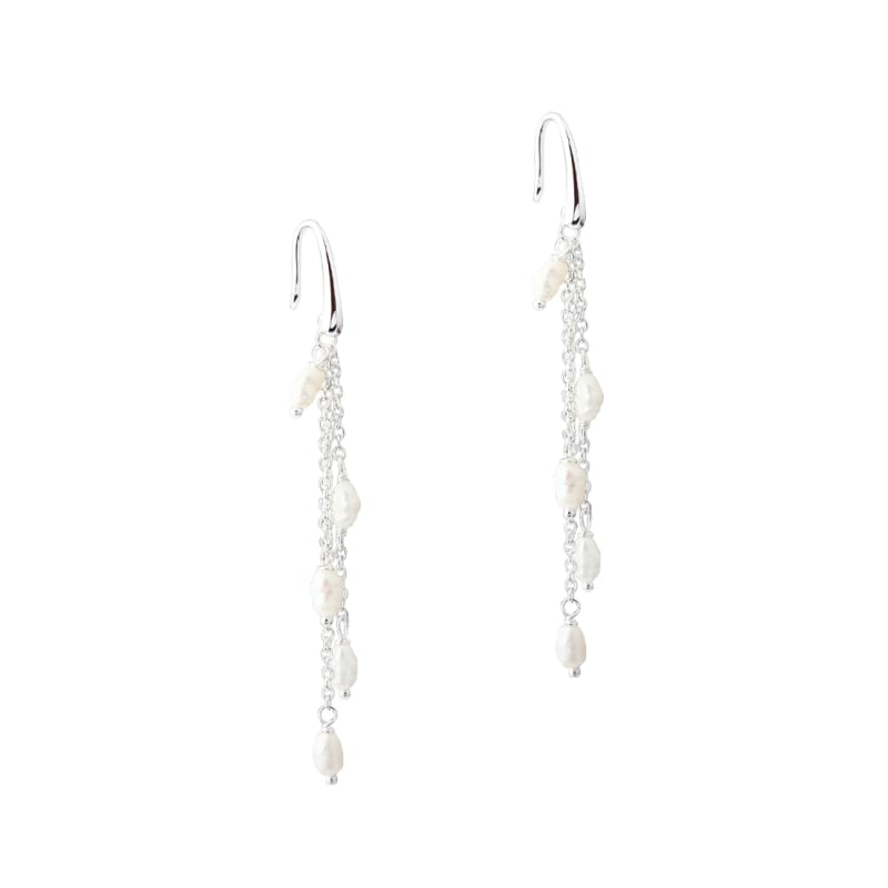 Moonlight Earhook   Silver