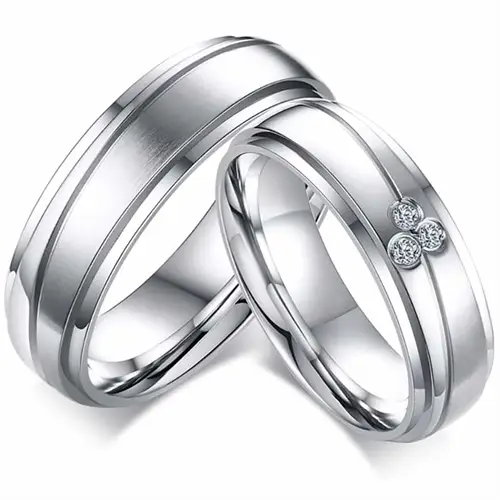 Naze Forlovelsesring   ædelstål