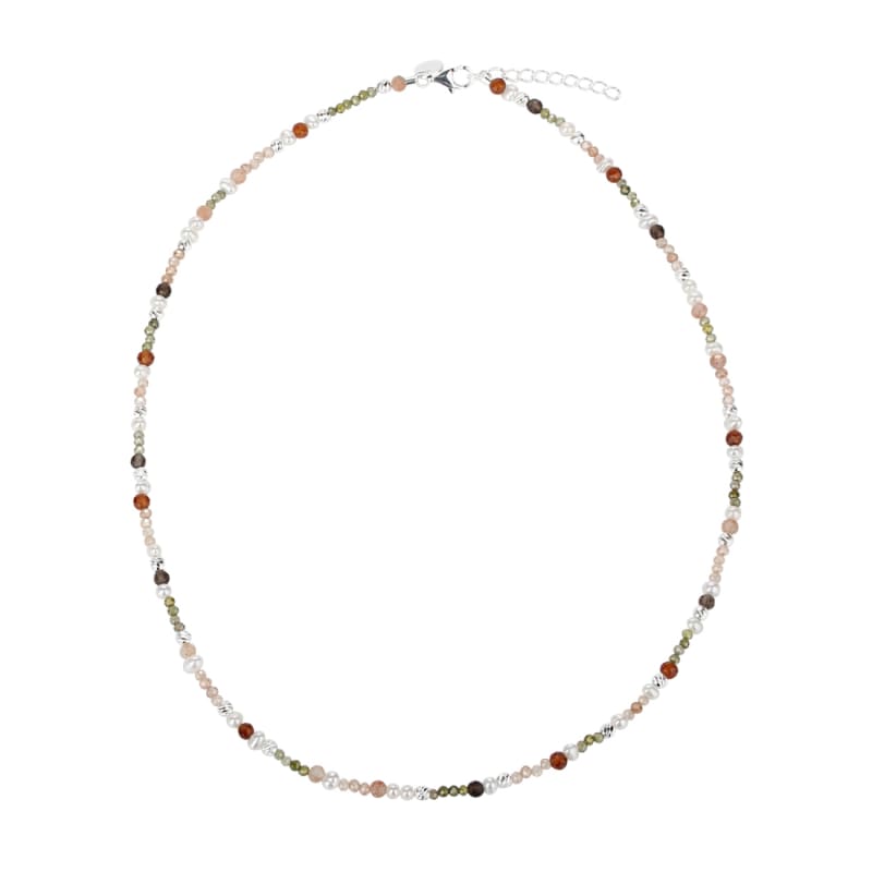 Olive Garden Necklace   Silver
