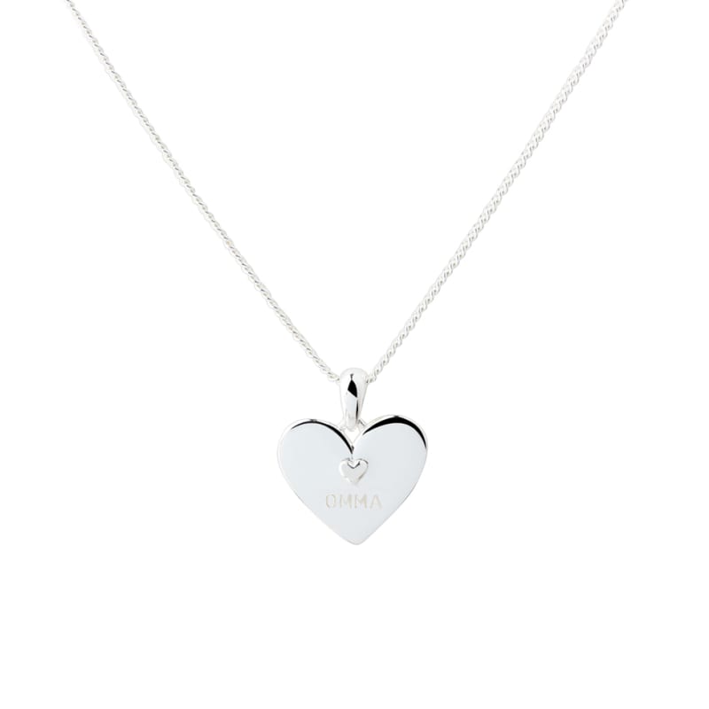 Omma Necklace   Silver