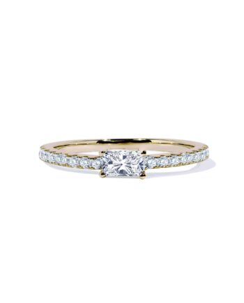 Oxford Loveable Radiant Ring   Forgyldt Sølv