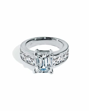 Oxford Prinsesse   Radiant Formet Ring   Sølv