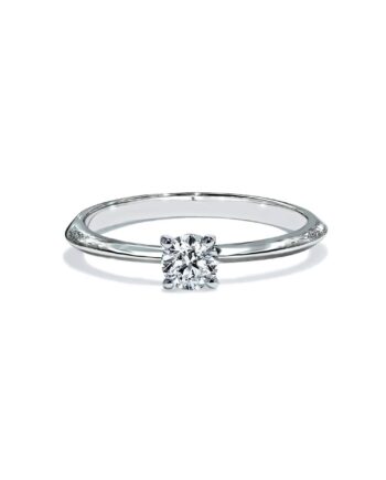 Oxford Sølv Rund Solitaire Ring