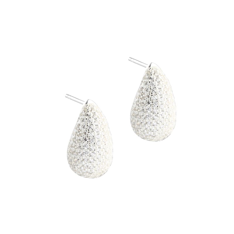 Pavé Big Earstud    Silver