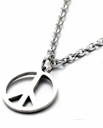 Peace Halssmykke   ædelstål