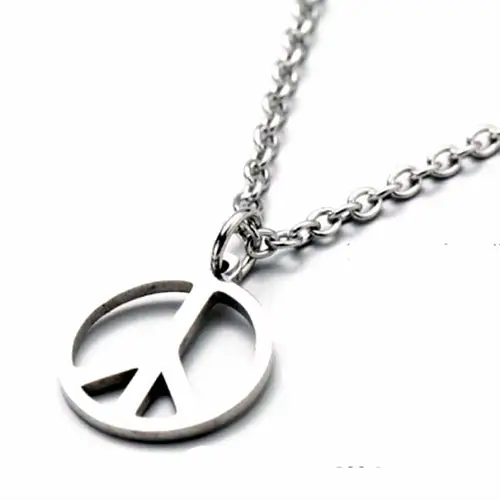 Peace Halssmykke   ædelstål