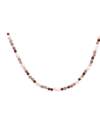 Peachy Necklave     Silver