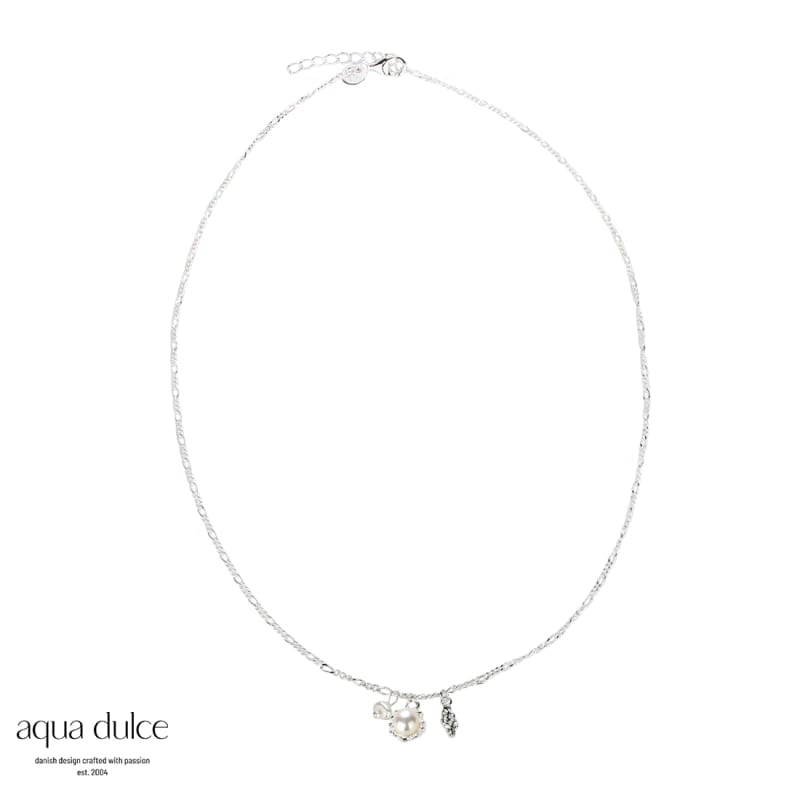 Pearl Mila Necklace   Silver