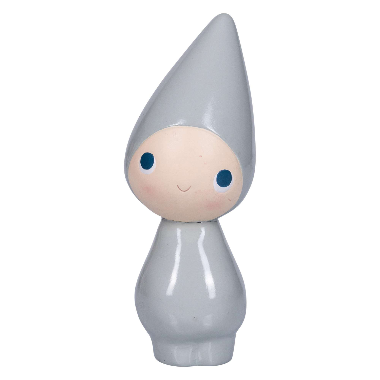 Peggy Fin Figur Med Store øjne  11 Cm Sort  Grå Eller Hvid Figur Peggy Smilende