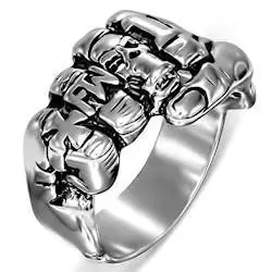 Arka-skull  Herrering   Rustfrit Stål
