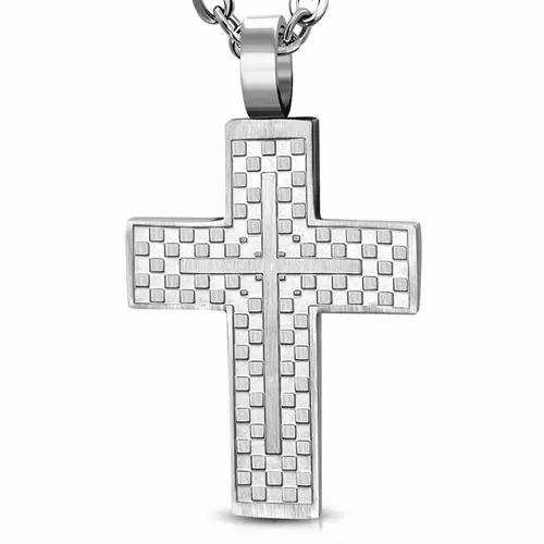 Cross Steel  Halssmykke