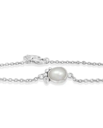 Rabinovich Sølv Armbånd Med Hvid Perle Pleasant Pearl