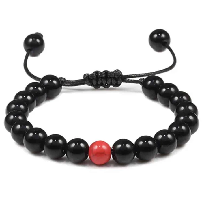 Red Clake Perlearmbånd Blackstone