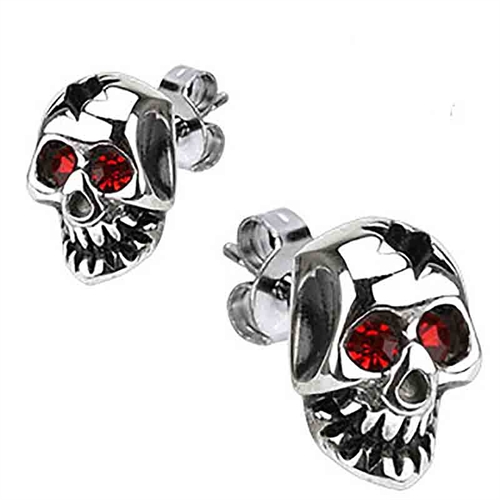 Red Eye Skull ørestik