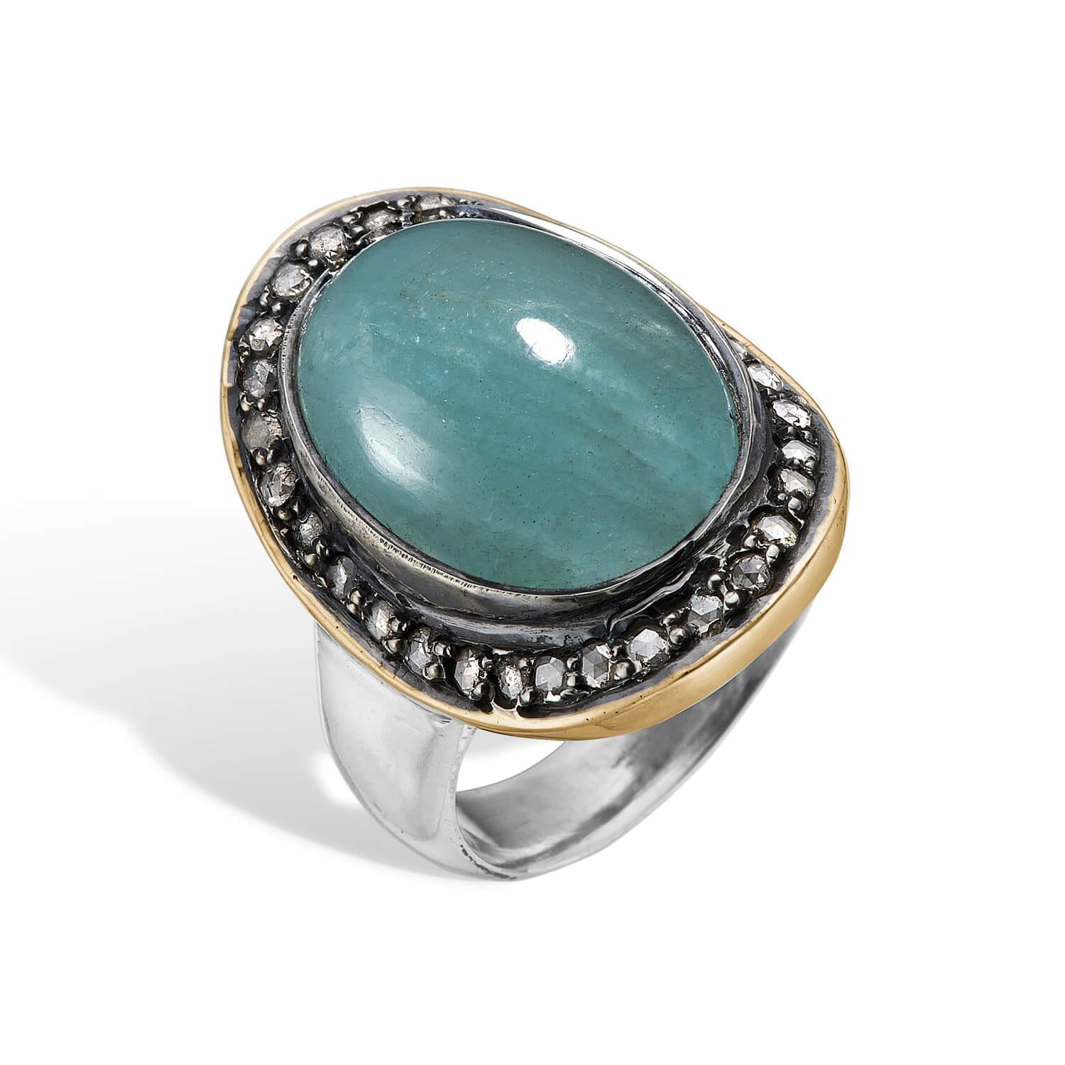 Ring Corso Boho Aqua 52