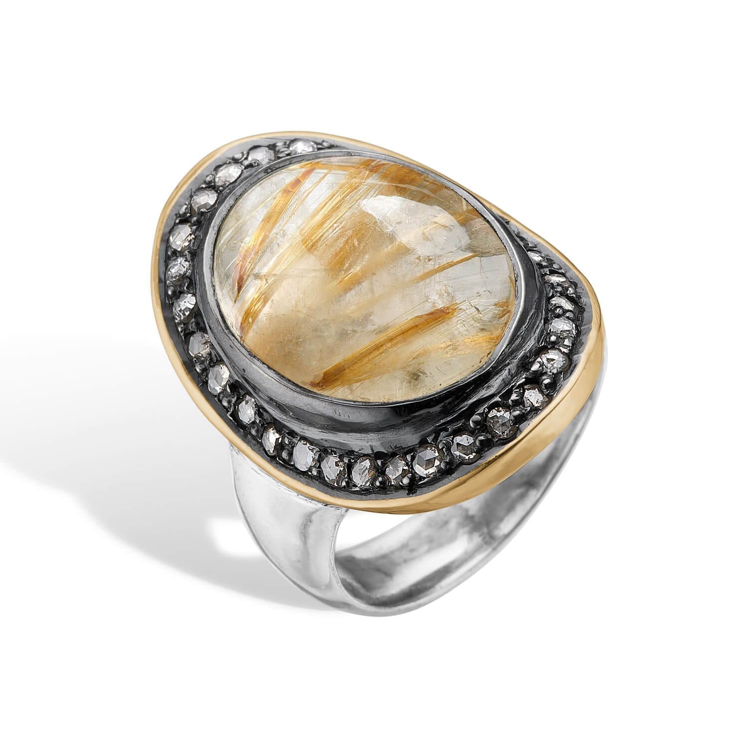 Ring Corso Boho Rutile Quartz 52