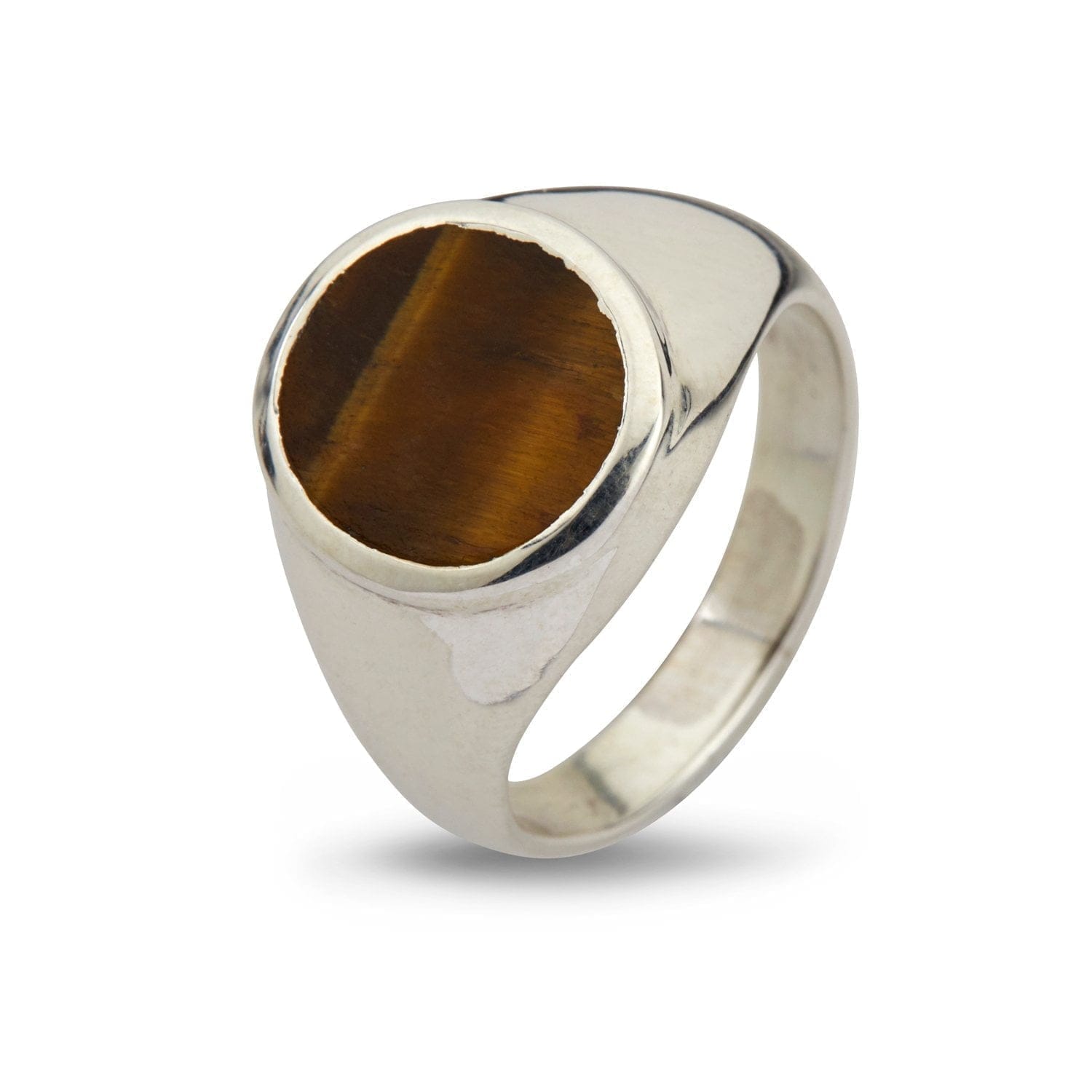 Ring Oval Tiger   Eye 58