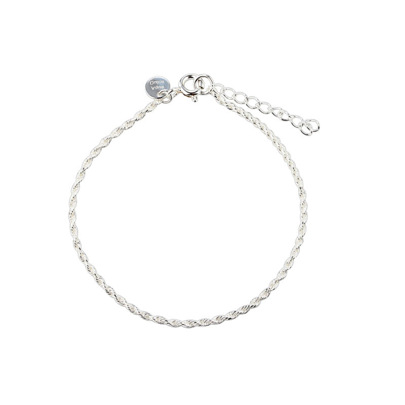 Rope Bracelet   Silver