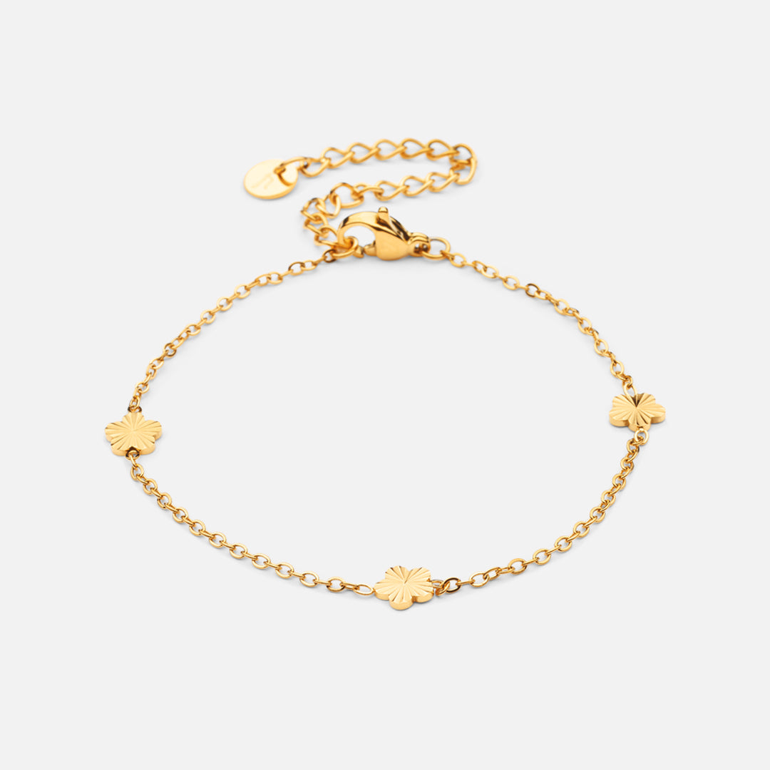 Scattered Flower Armbånd 18k Guldbelagt