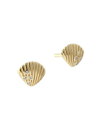 Shelly Medium Earstud   Golden