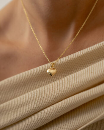 Simple Heart Guld Hjerte Halskæde