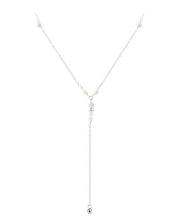 Sinna Pearl Necklace   Silver