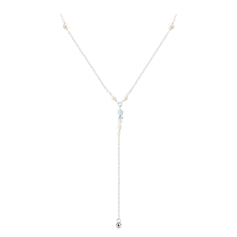 Sinna Pearl Necklace   Silver