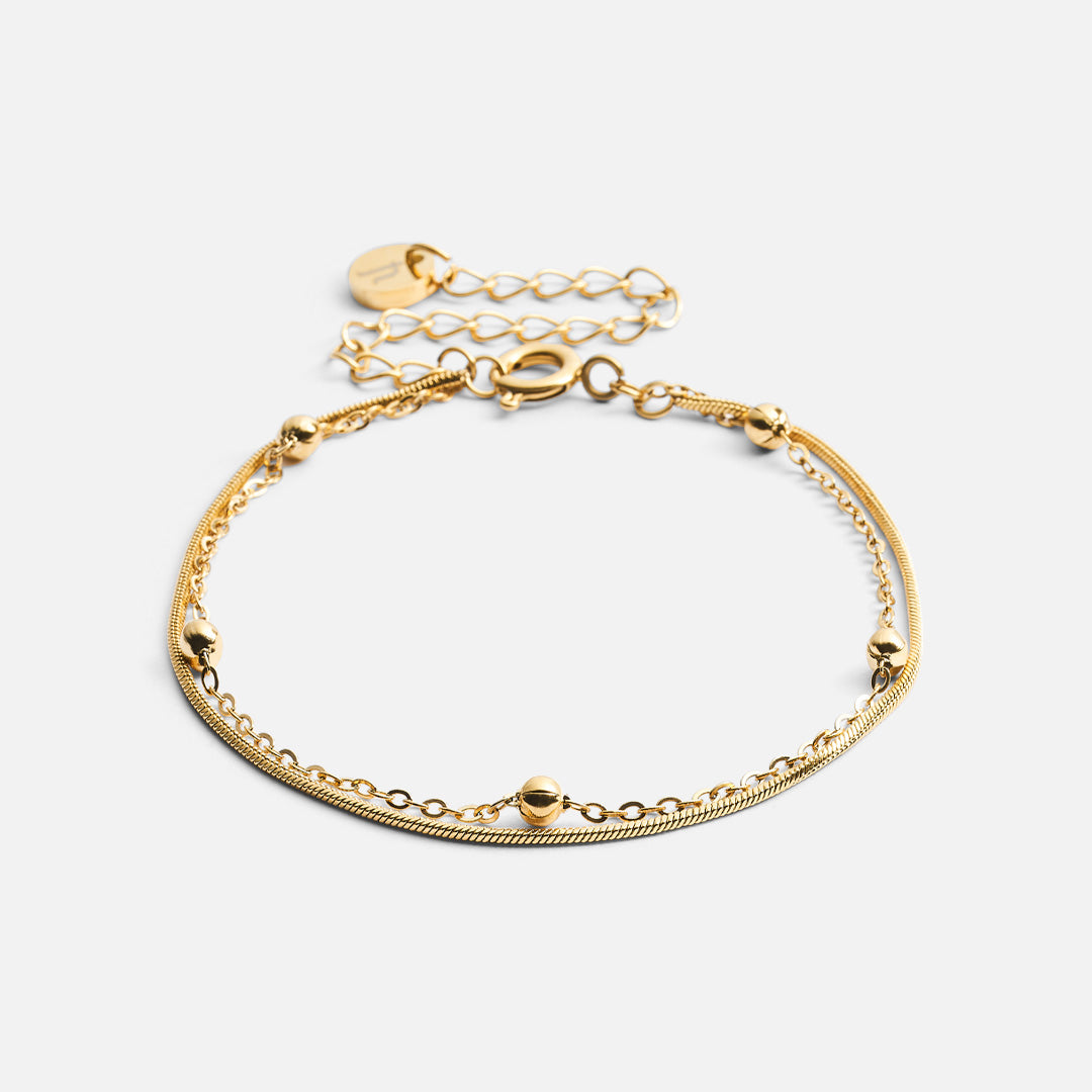 Snake Rope Armbånd 18k Guldbelagt